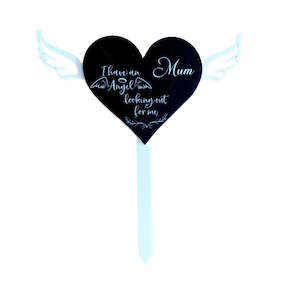 Signs: Personalised Engraved Garden Memorial  - Small