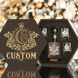 Newest: Whiskey Wine Decanter Wine Box Ornaments