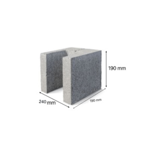Products: 25.12 Lintel & Half End Closer block from Etera Auckland