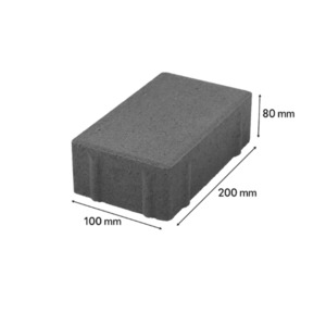 Products: Grey 200×100 Permeable concrete Paver Concrete Pavers NZ