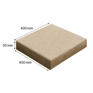 Products: Brown 400×400×50 concrete walkpath paver Concrete Pavers