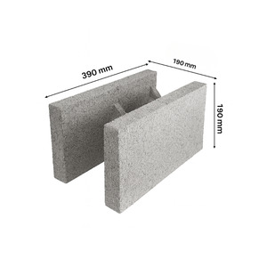 Products: Partition Concrete Block NZ 20.16 Lightweight Twin-Wall