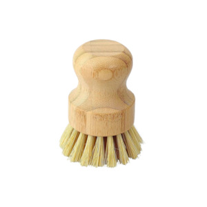 Kitchen: Bamboo scrub brush