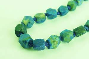 Products: Hexagonal Lapis Lazuli Necklace Ethical Trade New Zealand