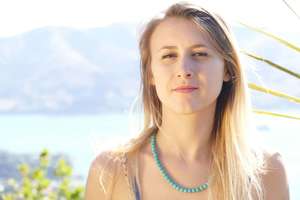Products: Ocean's Serenity Turquoise Necklace Ethical Trade New Zealand
