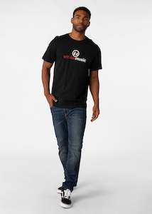 Mens Tops T Shirts: Mens Ethika Music Tee - Black