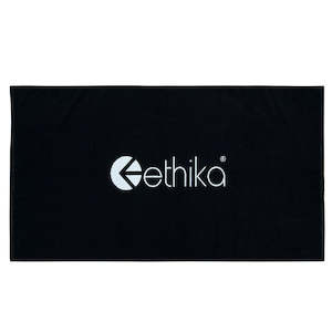 Mens Accessories: Logo Beach Towel - Black