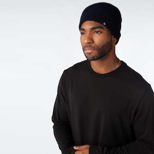 Mens Accessories: Thermal Knit Legend Beanie Navy