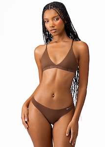 Womens Seamless Thong: Seamless Thong - Truffle