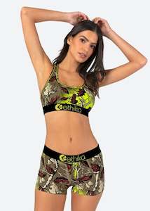 Womens Sports Bras: Spray Tree Sports Bra