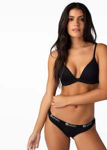 Womens T Shirt Bras: T-Shirt Bra - Black