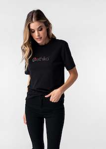 Womens Apparel: Matte Logo Tee Black