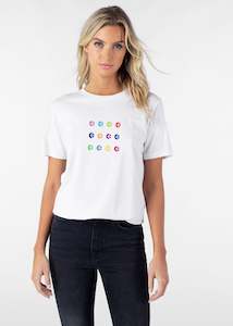 Womens Sale: Womens Ethika Poetry Tee - White