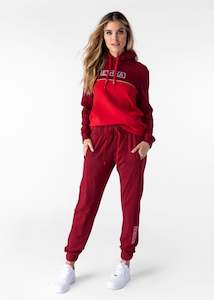 Womens Sale: Womens Bar Logo Sweatshirt - Red