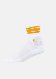 All Socks Exc Moto: Ankle Sock - Amalfi Stripe White