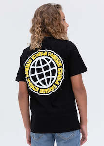 Boys Apparel: Boys Worldwide Familie Tee - Black