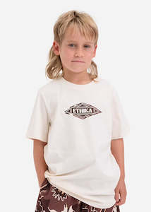 Boys Aloha Taupe Tee