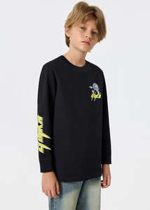 Boys Apparel: Boys Bolt Camo Longsleeve Tee