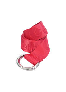 New Releases: D Ring Belt - Logo Red