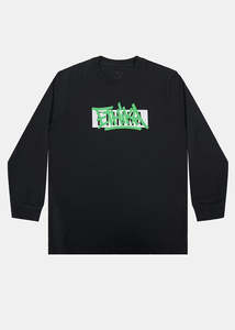 Boys Apparel: Boys Blastover Longsleeve Tee - Black
