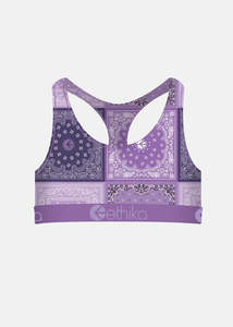 Girls: Girls Muted Motifs Sports Bra