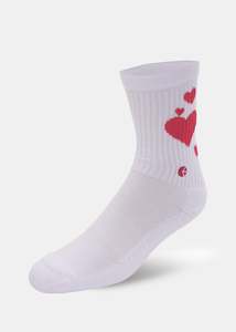 All Socks: Womens Crew Sock - Ghosted