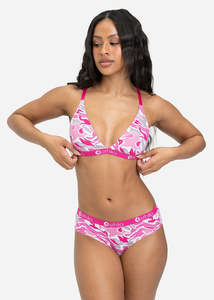 Womens Snow Cap Triangle Bra