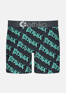 Mens Mid Underwear: Mens Drip Wave Mid
