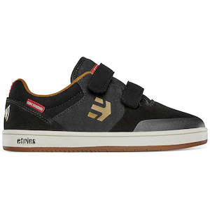 SKATE: ETNIES LITTLE KIDS MARANA X INDY [BLACK] SHOES