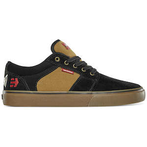 ETNIES BARGE LS X INDY [BLACK/BROWN] SHOES