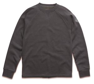 S3 Size L: ETNIES ARTEX CREW FLEECE [NAVY/HEATHER]
