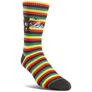 Womens: ETNIES GRIZZLY CREW SOCK [MULTI]