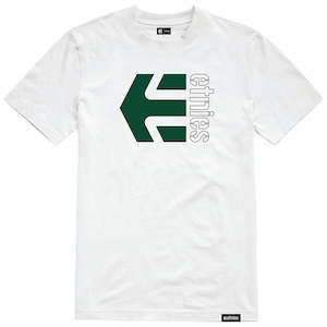 ETNIES CORP COMBO TEE [WHITE]