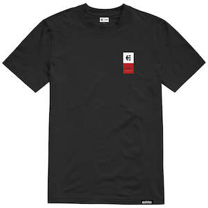 ETNIES EBLOCK STACK TEE [BLACK]