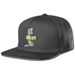 ETNIES HELP SNAPBACK HAT [BLACK] OS