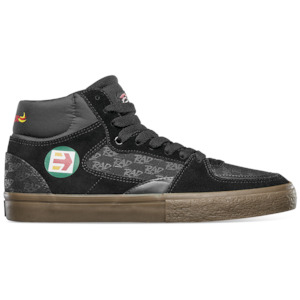 Over 150: ETNIES SCREW VULC MID X RAD [BLACK/GUM]
