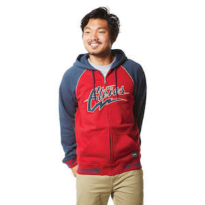ETNIES THUNDEROUS ZIP FLEECE [RED/NAVY]