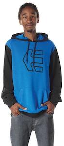 ETNIES ICON SCRIBBLE P/O FLEECE [BLUE/BLACK]