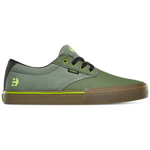 ETNIES JAMESON VULC BMX MTB FLAT SHOES [GREEN/GUM]