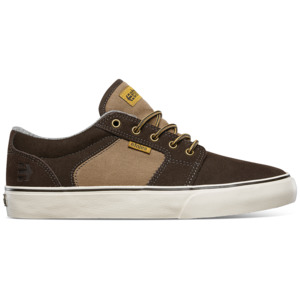 S3 Size 7: ETNIES BARGE LS [BROWN/TAN/BROWN]