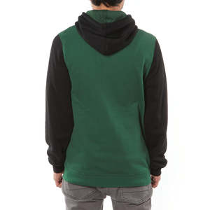 S3 Size L: ETNIES NILES ZIP FLEECE [BLACK/GREEN] L
