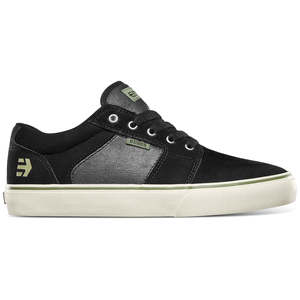 S3 Size 11: ETNIES BARGE LS [BLACK/WHITE/SILVER]