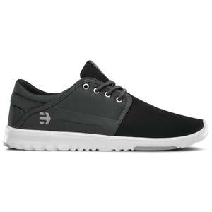 S3 Size 8: ETNIES SCOUT  [BLACK/DARK GREY/SILVER] US8