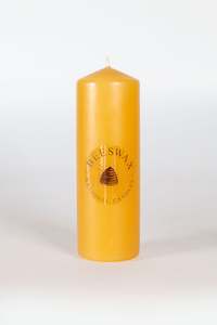 Yellow Beeswax Pillar Candle 50mm x150mm