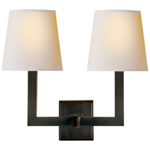 Vendor Chapman Myers: Square Tube Double Sconce
