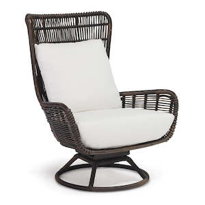 Outdoor Occasional Chairs: Sorrento Od Swivel Lounge Chair