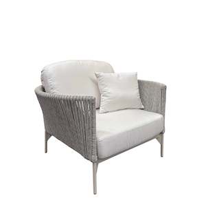 Occasional Chairs: Boston Armchair - White Wash