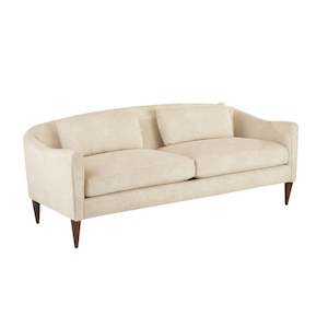 Sofas Modulars: Vincent Sofa Textured Ivory Dark Walnut