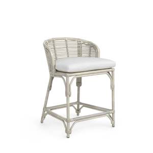 Bar Counter Stools: Camino Outdoor 24" Counter Stool White