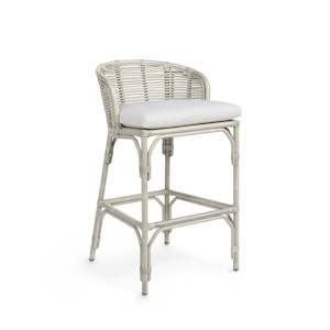Bar Counter Stools: Camino Outdoor 30" Barstool White